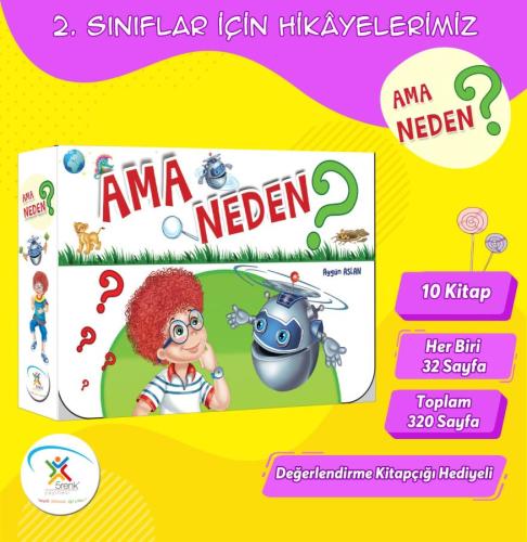 5 Renk 2. Sınıf Ama Neden Hikaye Seti 10 Kitap