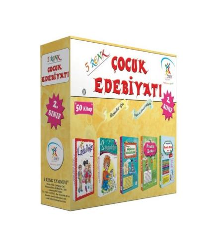 5 Renk 2. Sınıf Çocuk Edebiyatı Hikaye Seti (50 Kitap)