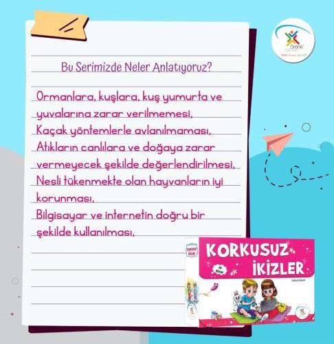 5 Renk 3. Sınıf Korkusuz İkizler (10 Kitap)