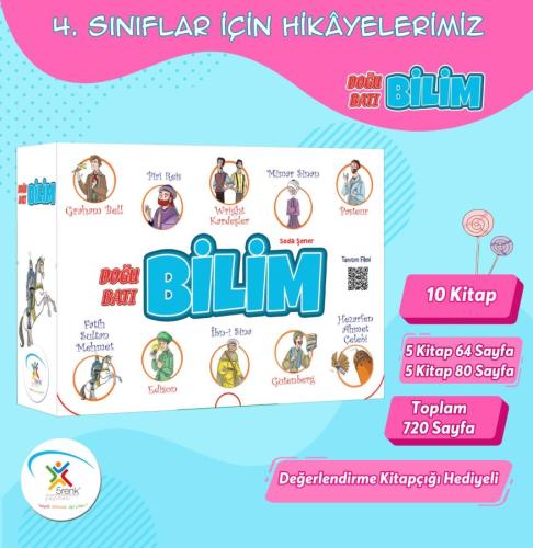 5 Renk 4. Sınıf Doğu Batı Bilim Hikaye Seti 10 Kitap