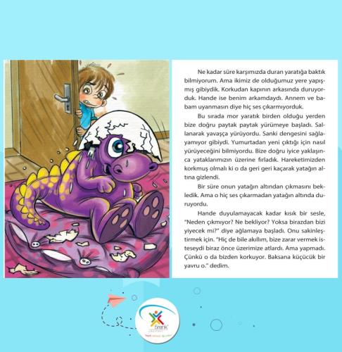 5 Renk 4. Sınıf Mor Dinozor Kıvılcım Hikaye Seti 10 Kitap