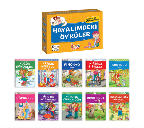 Hayalimdeki Öyküler– (10 Kitap+Soru Kitapçığı)