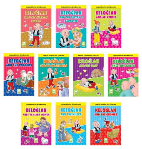 Keloğlan English Stories With Excercise - 10 Kitap