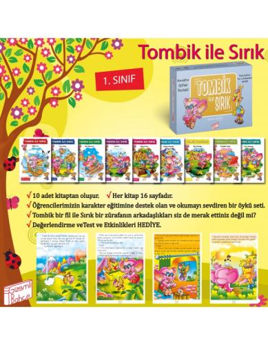 Gizemli Bahçe 1. Sınıf Tombik ile Sırık Hikaye Seti 10 Kitap