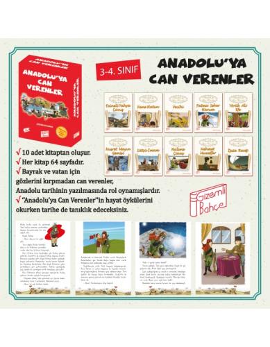 Gizemli Bahçe 3. ve 4. Sınıf Anadoluya Can Verenler 10 Kitap