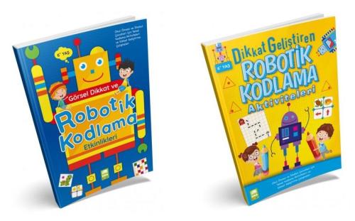 Görsel Dikkat ve Robotik Kodlama Etkinlikleri Seti 2 Kitap