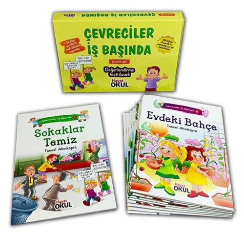 Hayat Okul 1. Sınıf Çevreciler İş Başında Hikaye Seti 10 Kitap