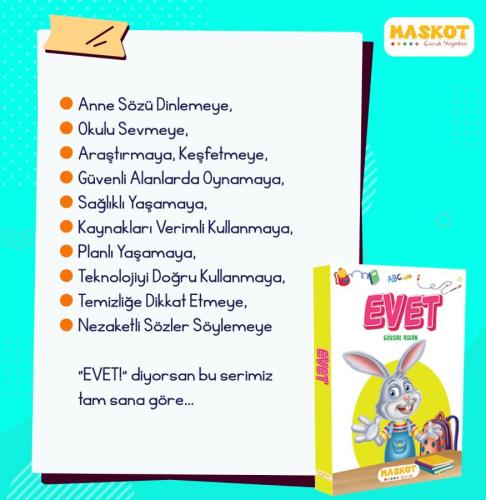 Maskot 1. Sınıf Evet Hikaye Seti 10 Kitap