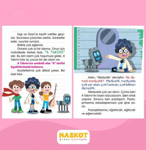 Maskot 2. Sınıf Medyatik Hikaye Seti 10 Kitap