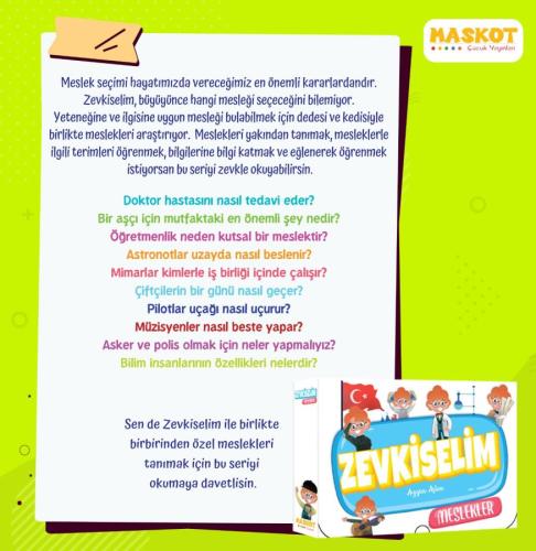 Maskot 3. Sınıf Zevkiselim Hikaye Seti 10 Kitap