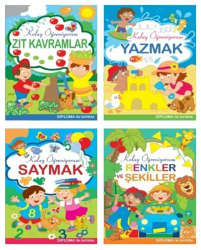 Parıltı Okul Öncesi Kolay Öğreniyorum Seti 4 Kitap