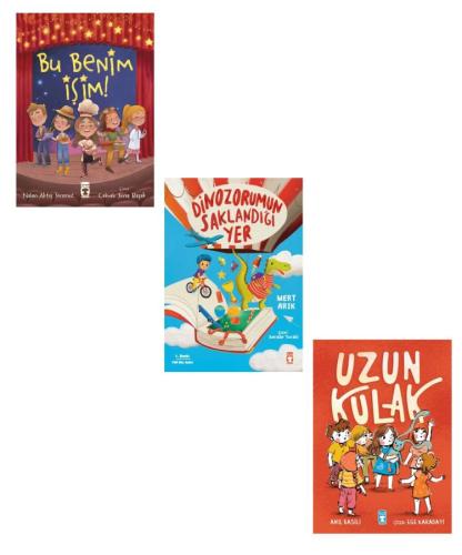 Timaş 1. ve 2. Sınıf Okuma Seti 3 Kitap (Bu Benim İşim + Uzun Kulak + 